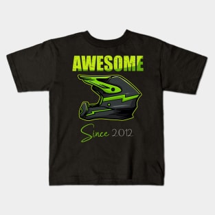 Awesome  Since 2012  Dirt Bike tee Kids T-Shirt